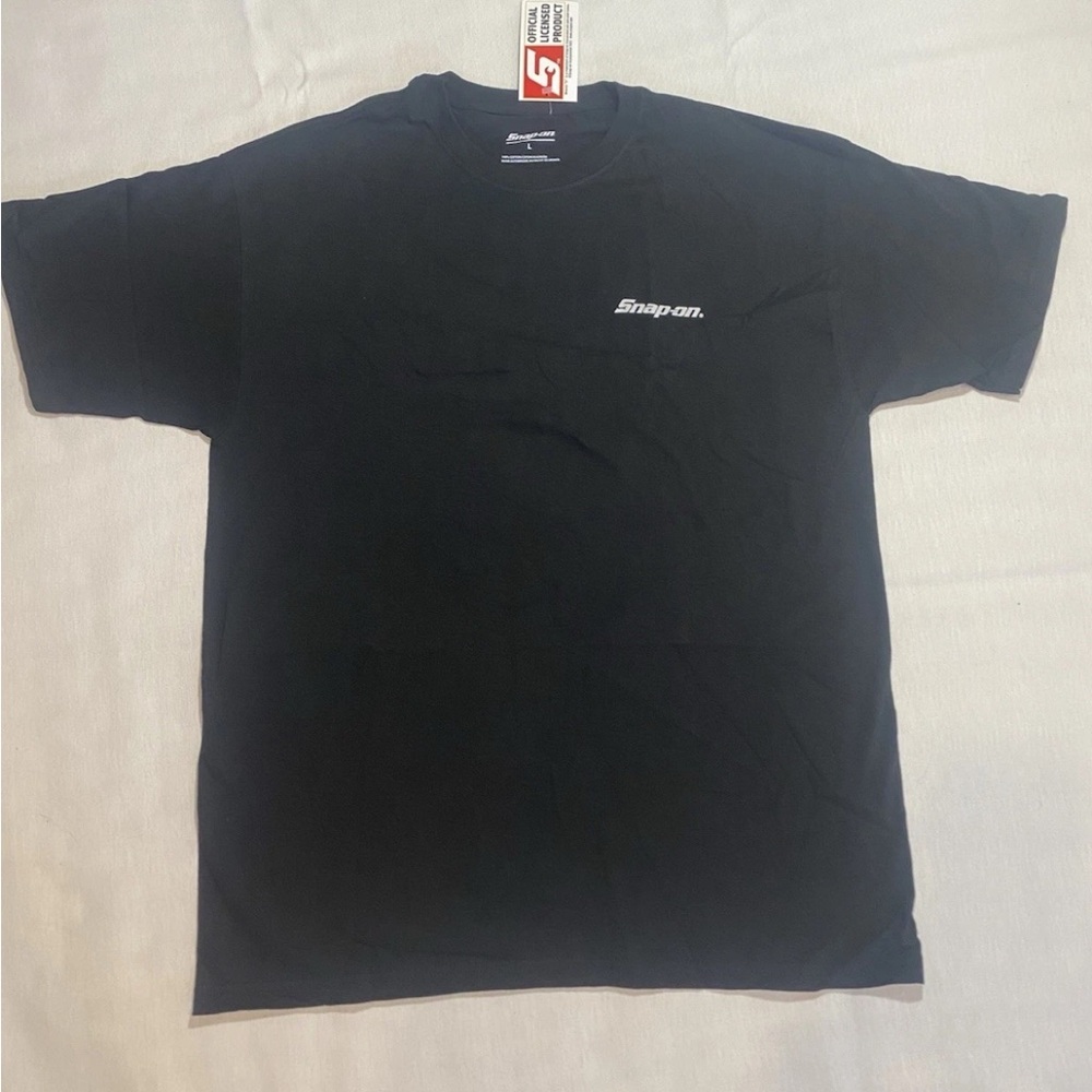 Snap On Black Short Sleeve Men's Tee